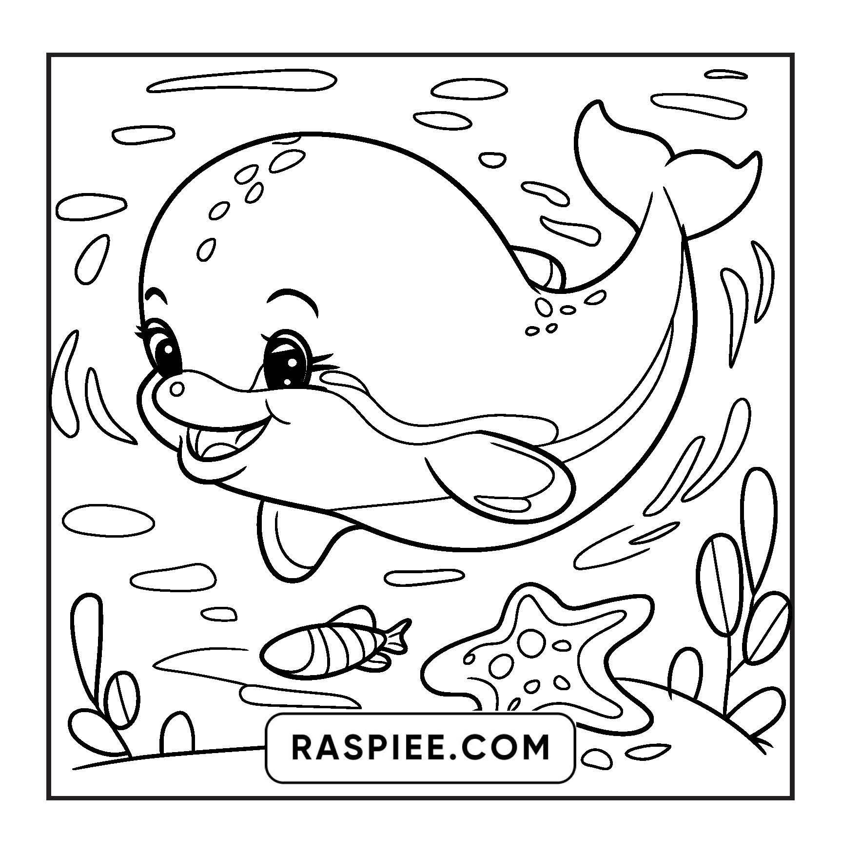 84 Bold and Easy Cute Animal Coloring Pages
