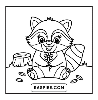 84 Bold and Easy Cute Animal Coloring Pages