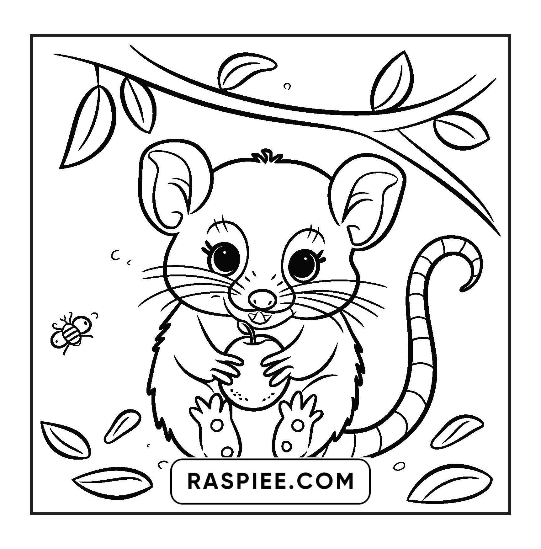 84 Bold and Easy Cute Animal Coloring Pages