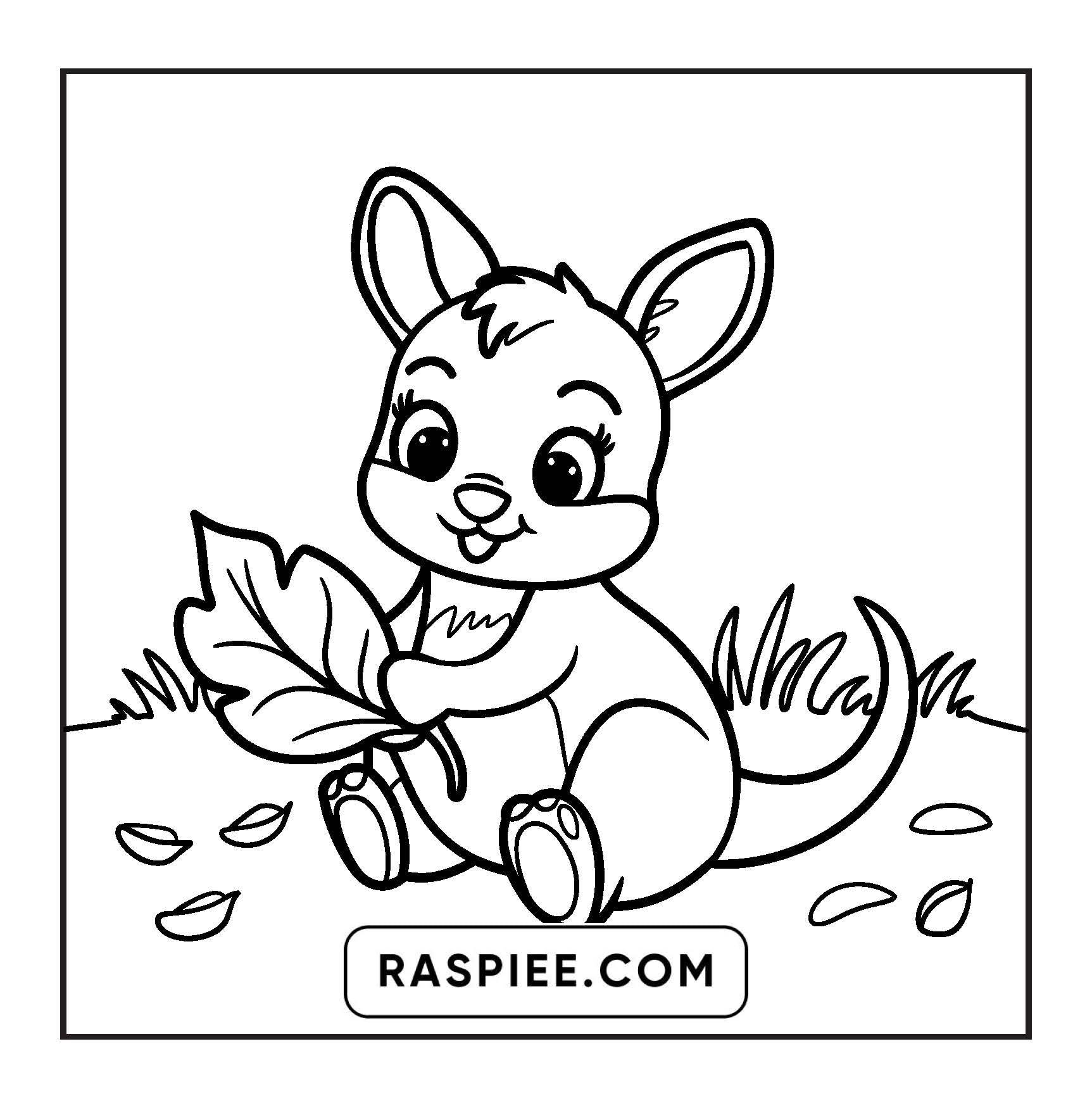84 Bold and Easy Cute Animal Coloring Pages