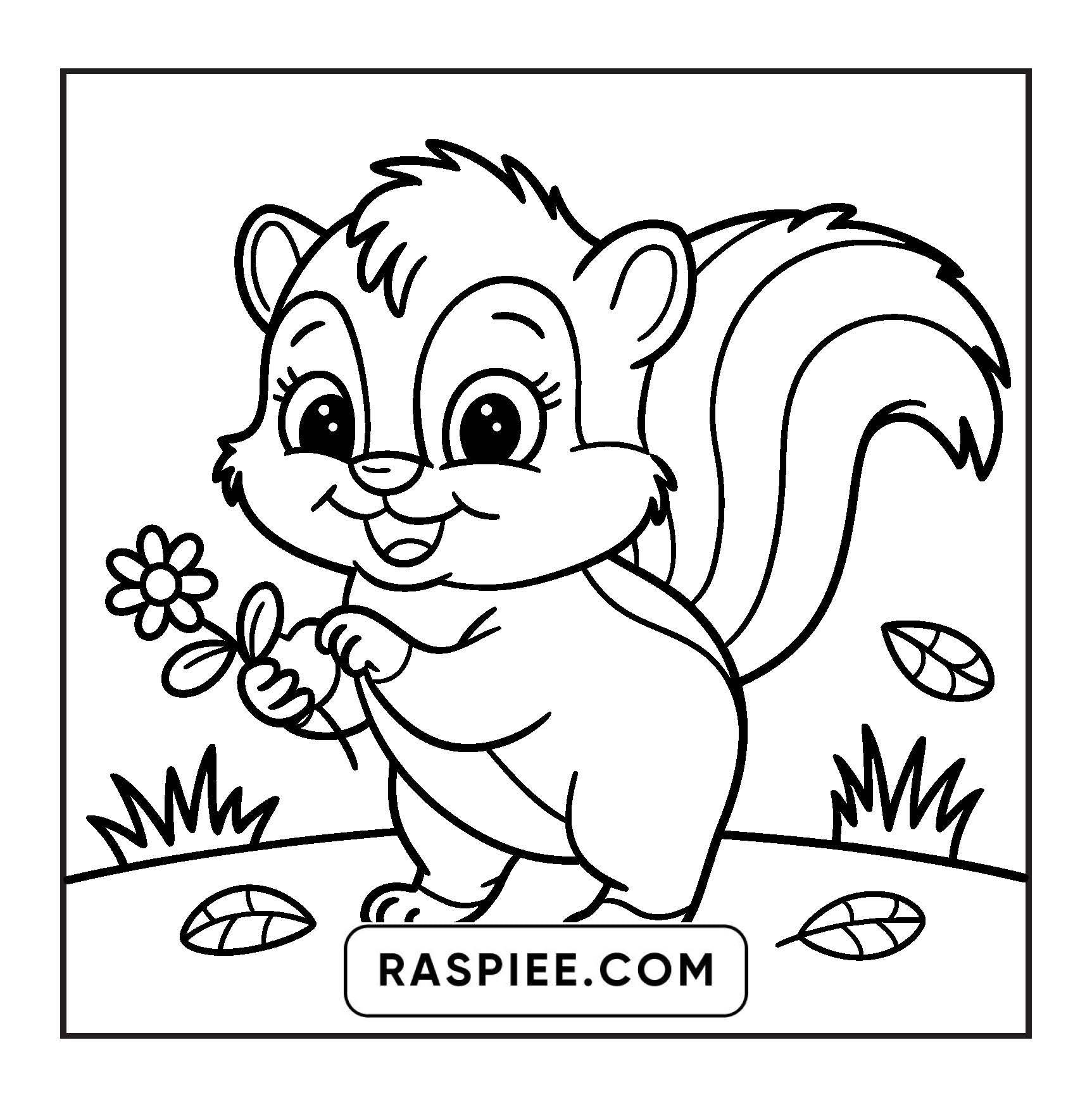 84 Bold and Easy Cute Animal Coloring Pages