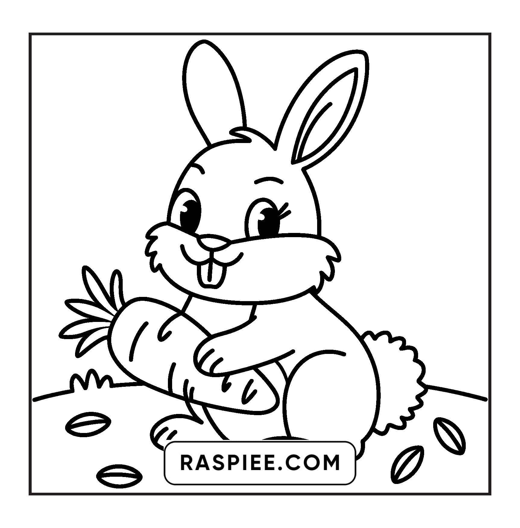 84 Bold and Easy Cute Animal Coloring Pages