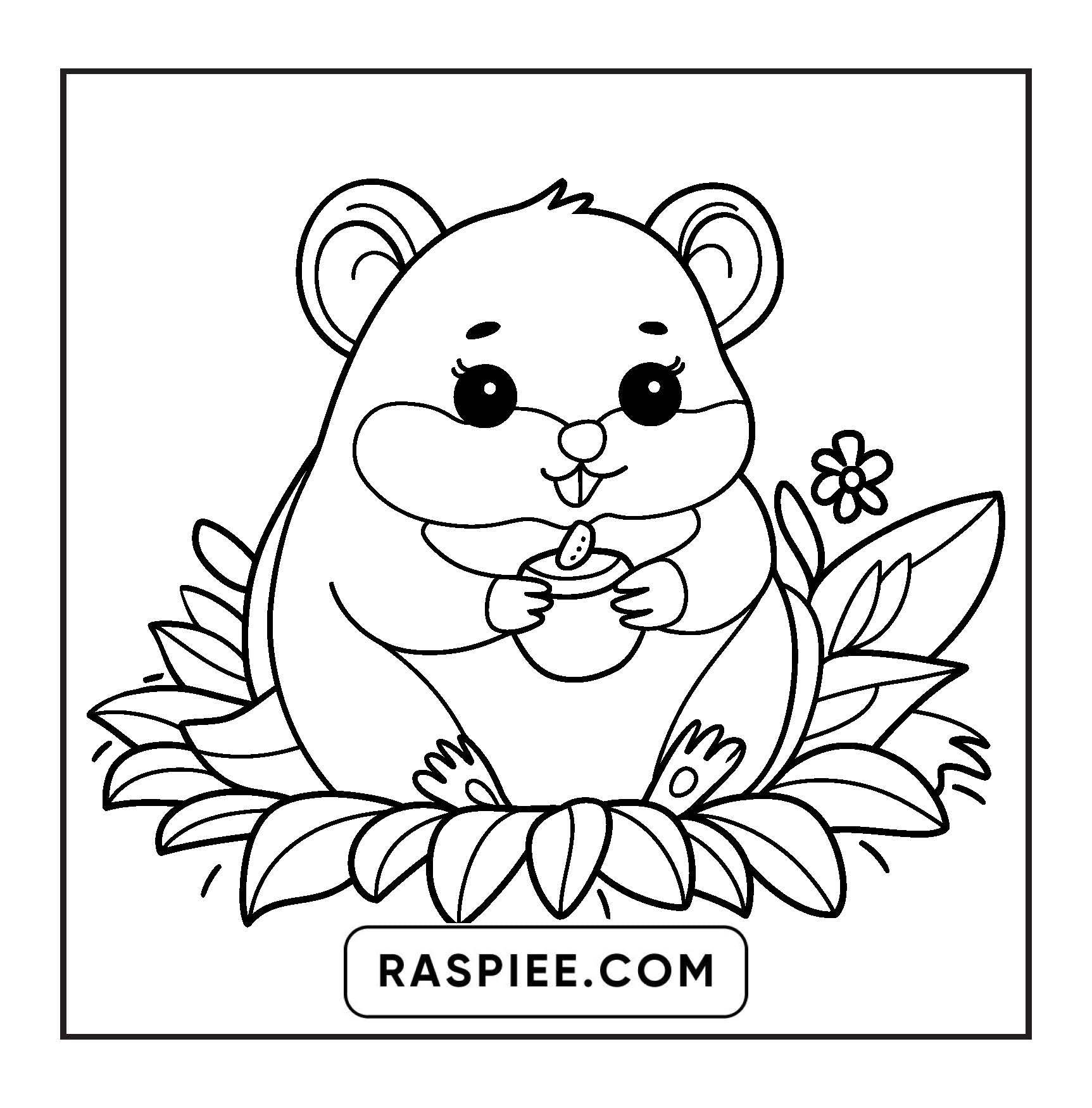 84 Bold and Easy Cute Animal Coloring Pages