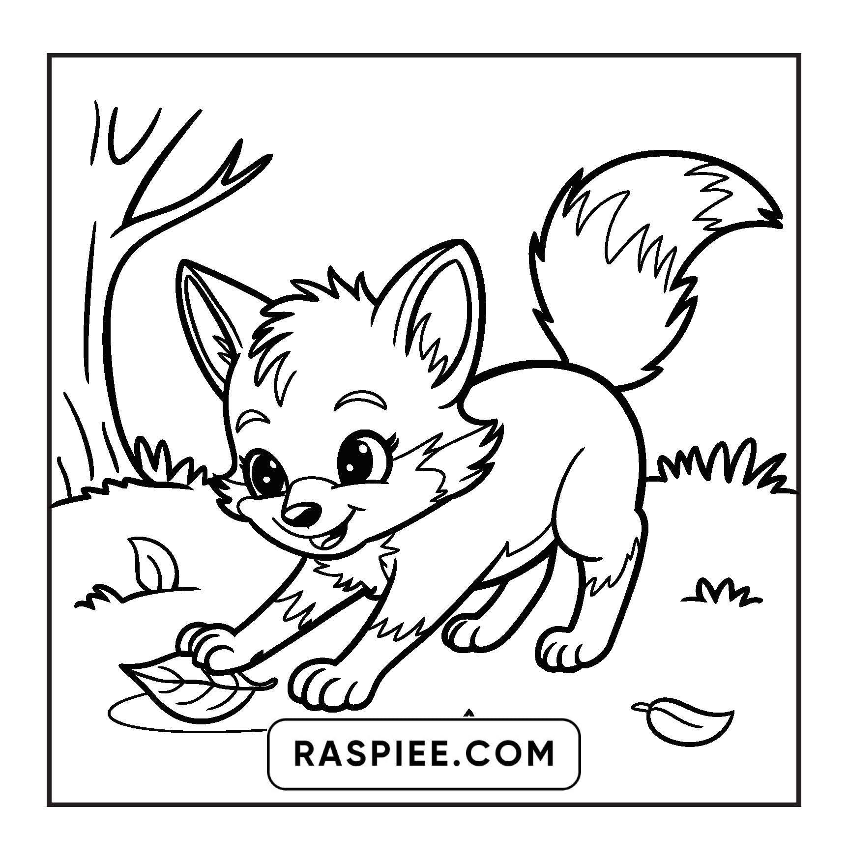 84 Bold and Easy Cute Animal Coloring Pages