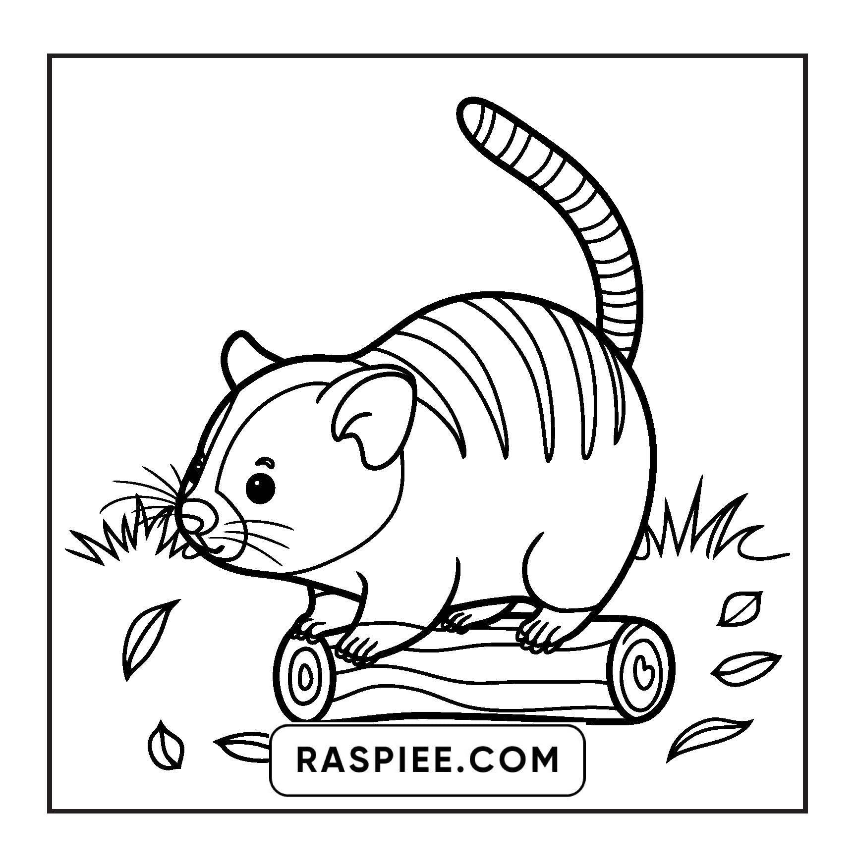 84 Bold and Easy Cute Animal Coloring Pages