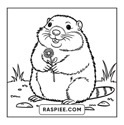 84 Bold and Easy Cute Animal Coloring Pages