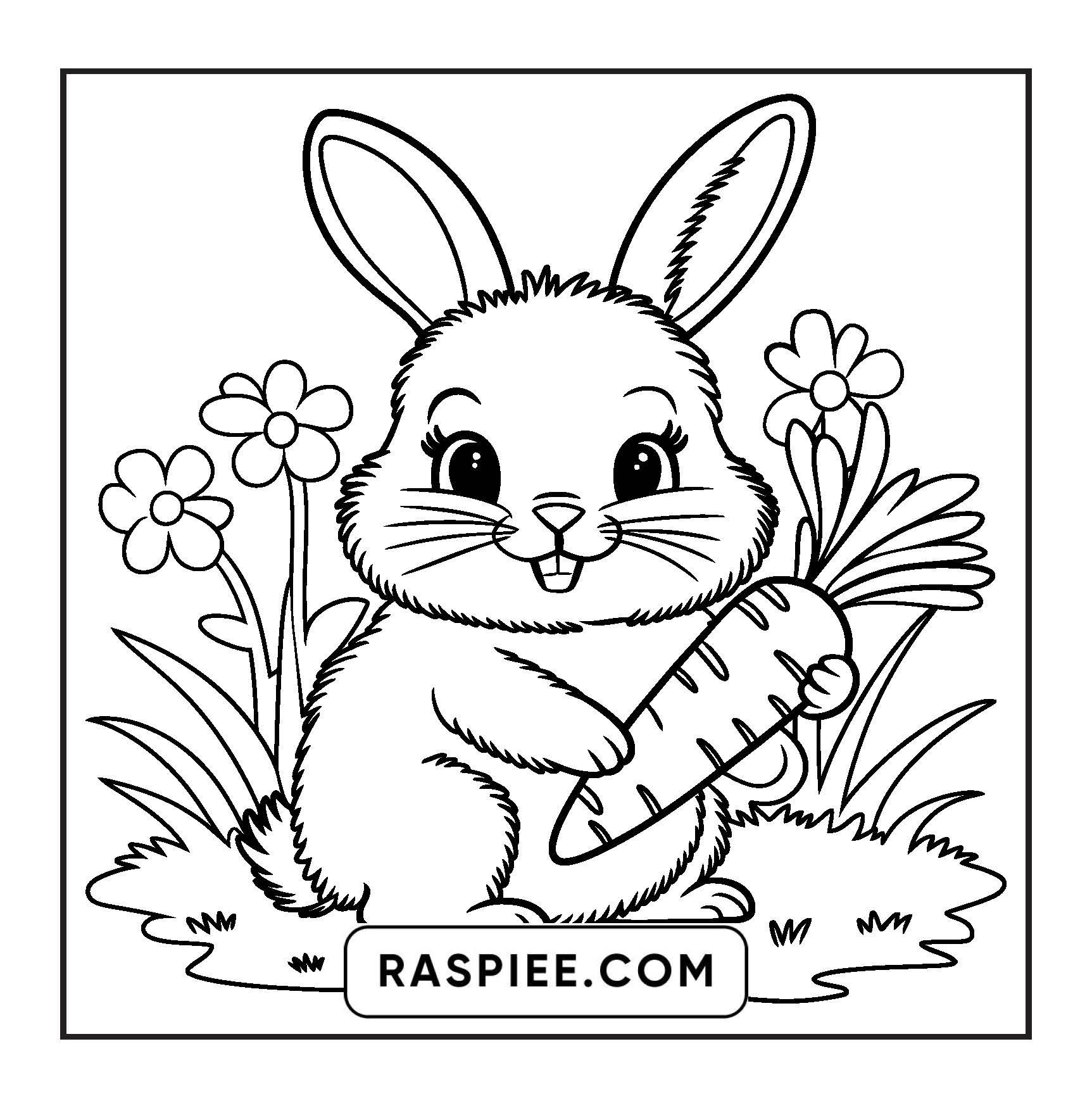 84 Bold and Easy Cute Animal Coloring Pages
