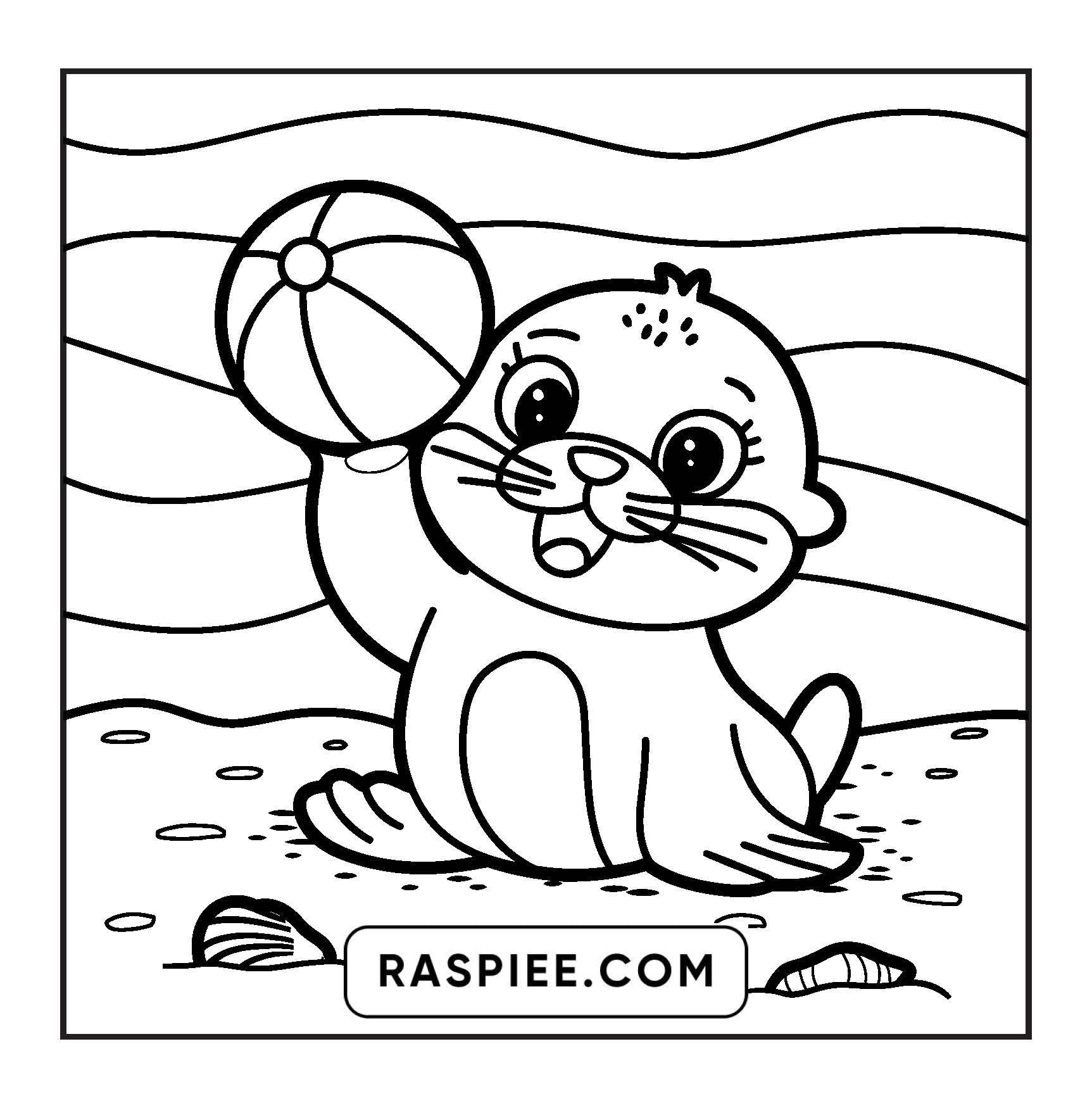 84 Bold and Easy Cute Animal Coloring Pages