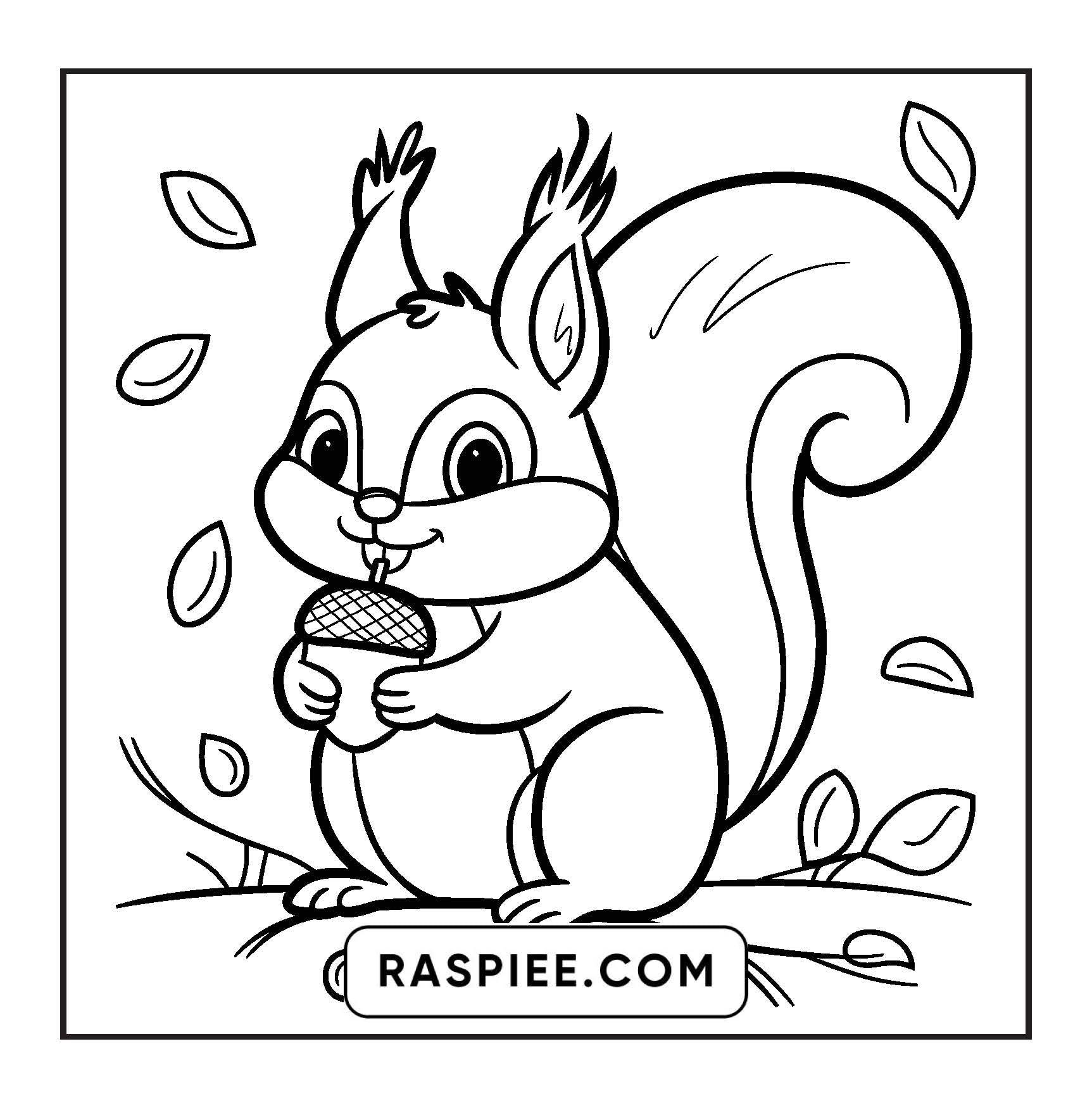 84 Bold and Easy Cute Animal Coloring Pages