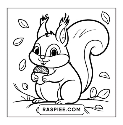 84 Bold and Easy Cute Animal Coloring Pages