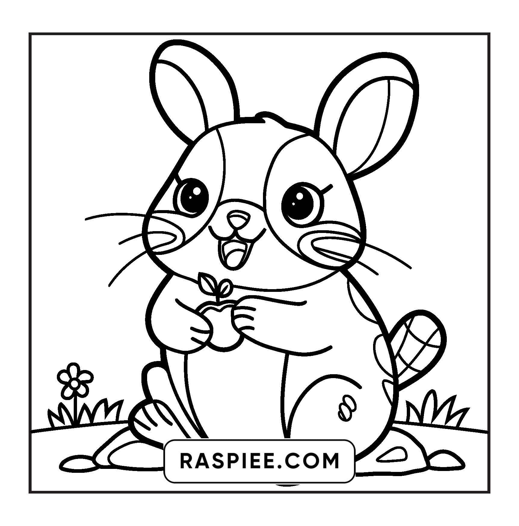 84 Bold and Easy Cute Animal Coloring Pages