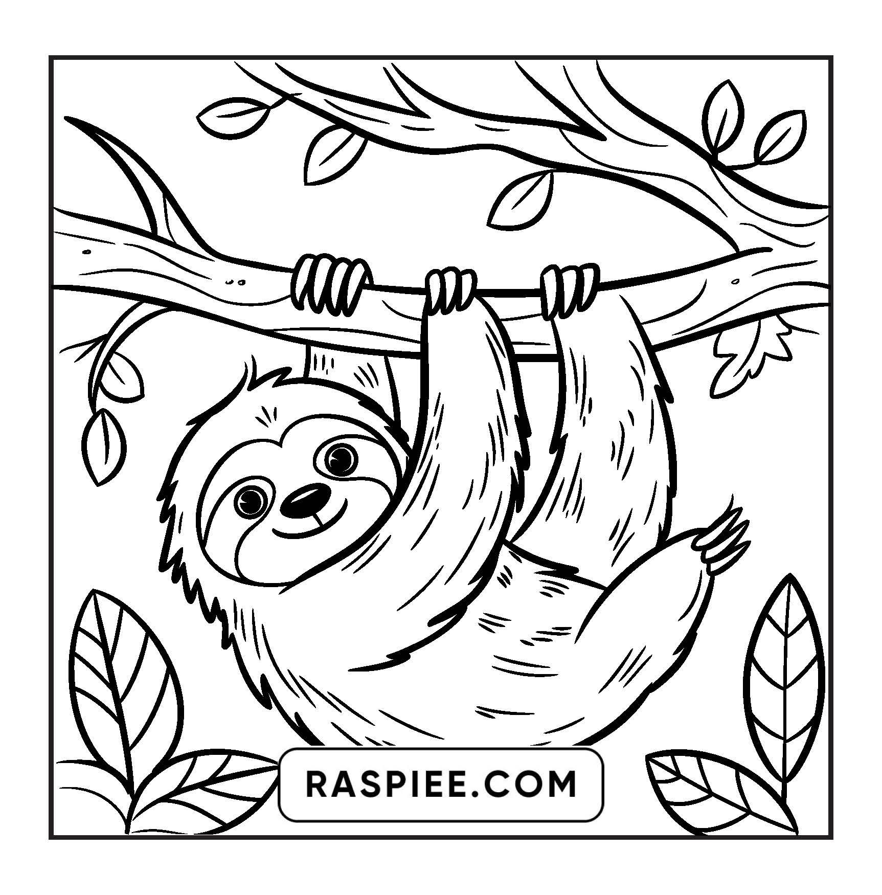84 Bold and Easy Cute Animal Coloring Pages