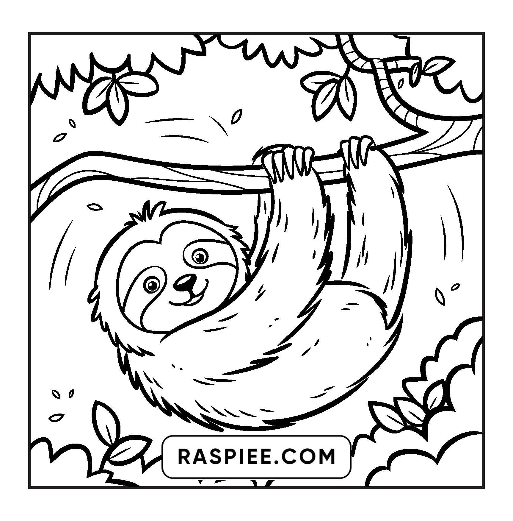 84 Bold and Easy Cute Animal Coloring Pages