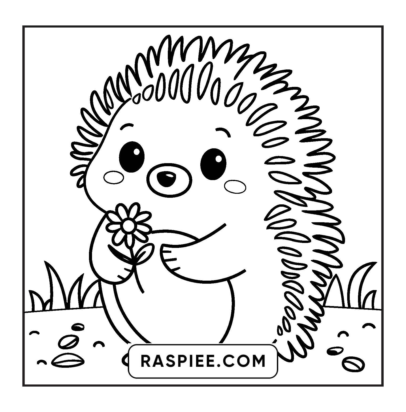 84 Bold and Easy Cute Animal Coloring Pages