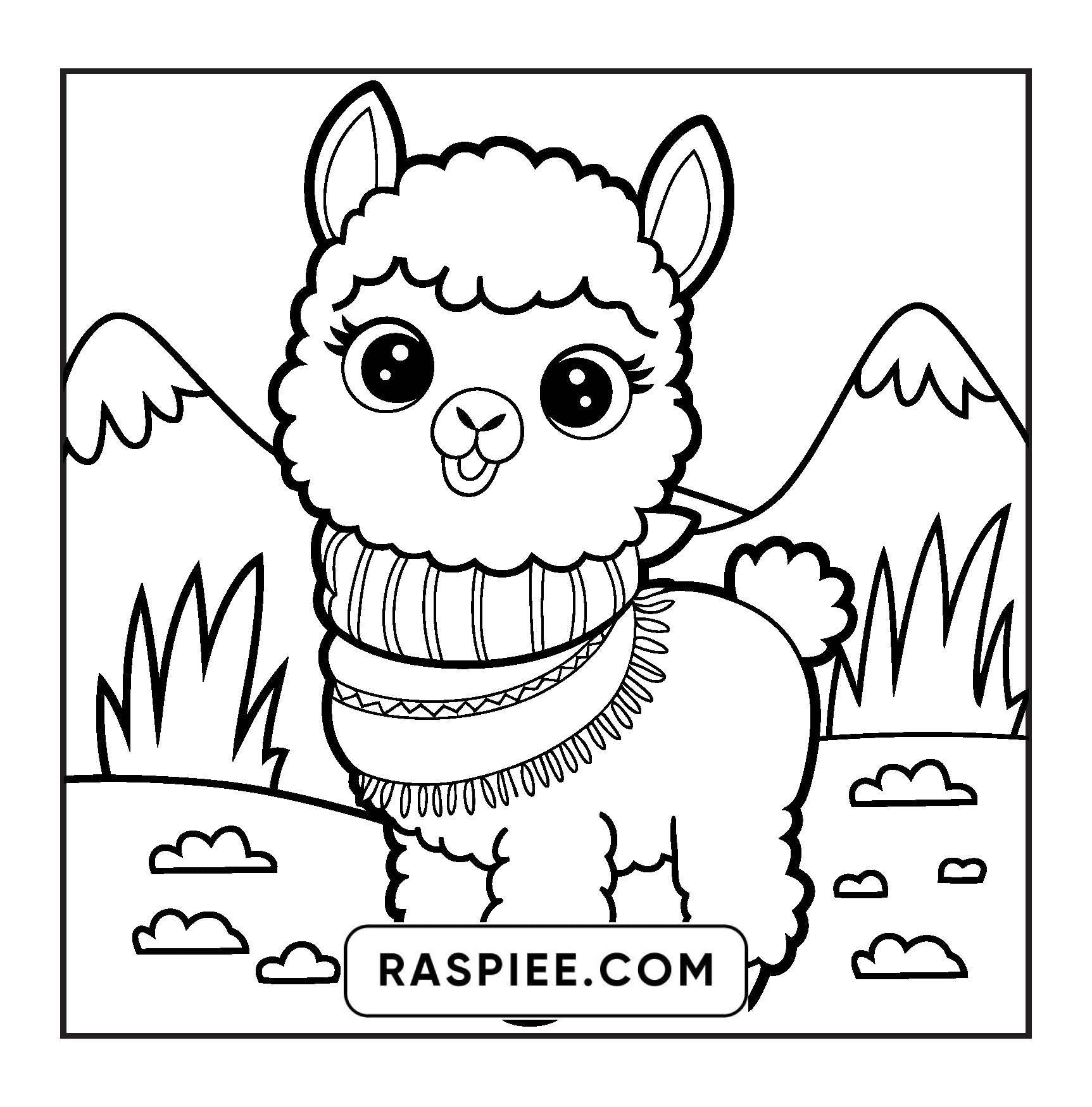 84 Bold and Easy Cute Animal Coloring Pages