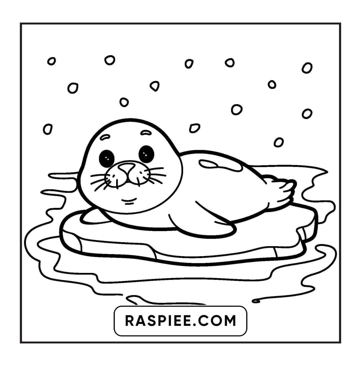 84 Bold and Easy Cute Animal Coloring Pages