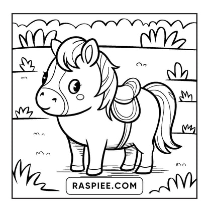 84 Bold and Easy Cute Animal Coloring Pages