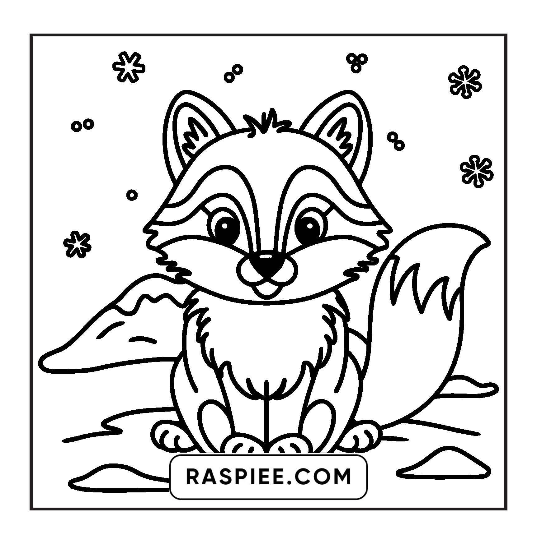 84 Bold and Easy Cute Animal Coloring Pages