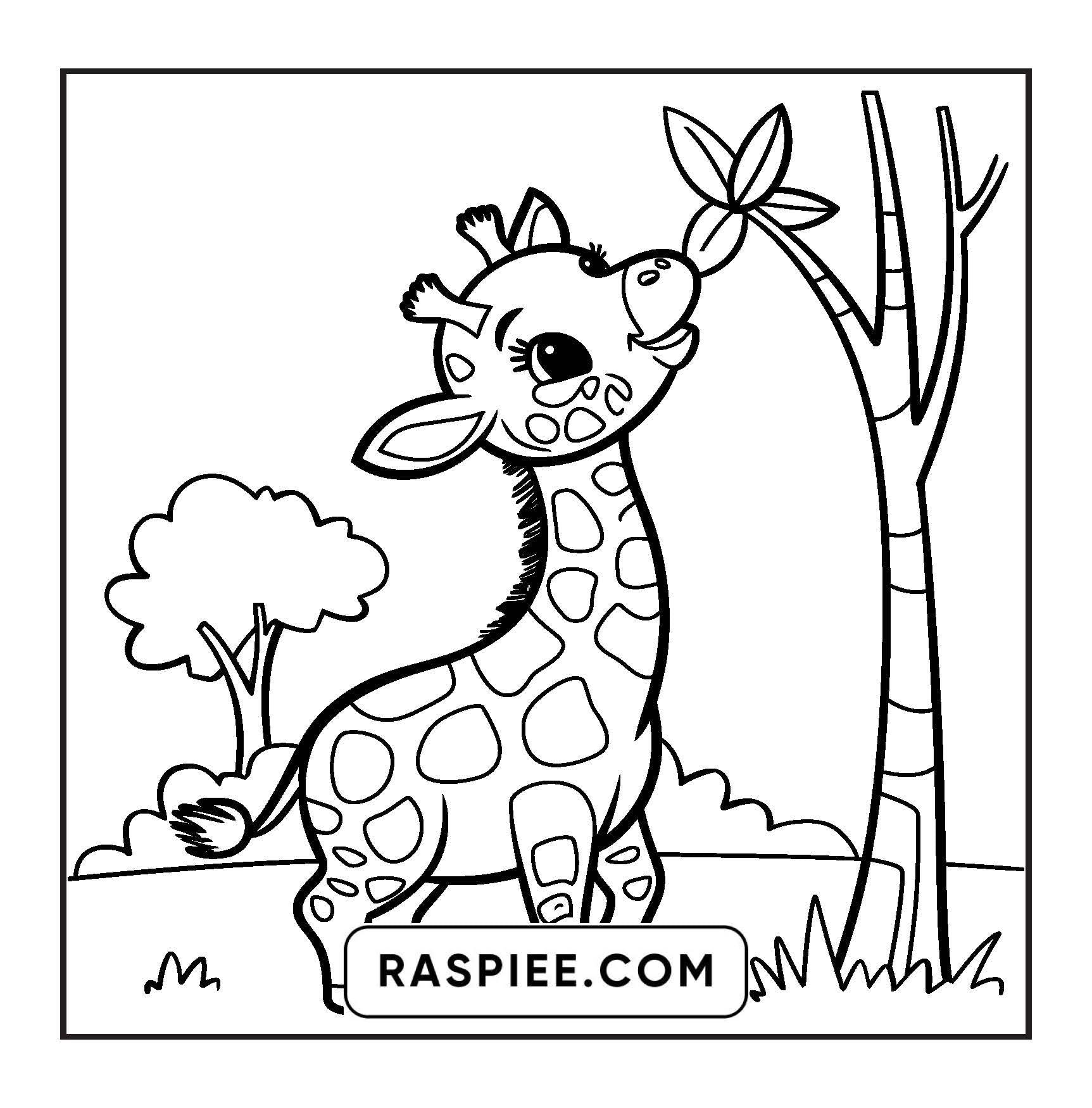 84 Bold and Easy Cute Animal Coloring Pages
