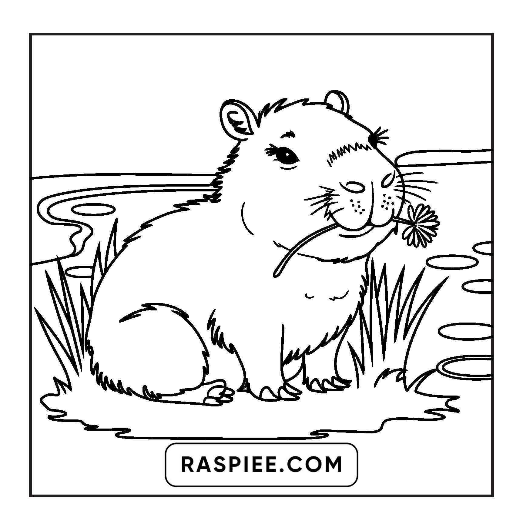 84 Bold and Easy Cute Animal Coloring Pages
