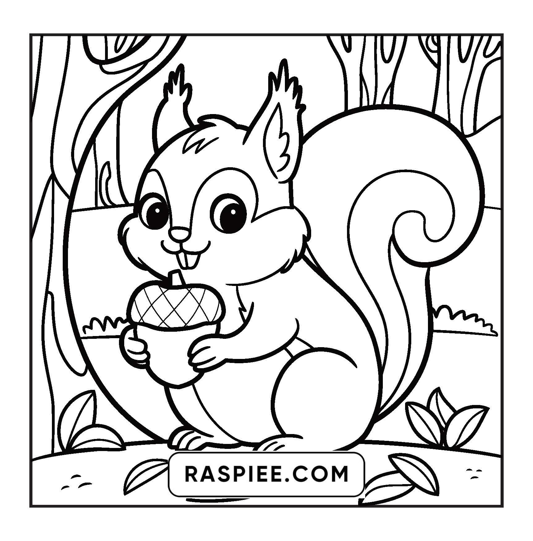 84 Bold and Easy Cute Animal Coloring Pages