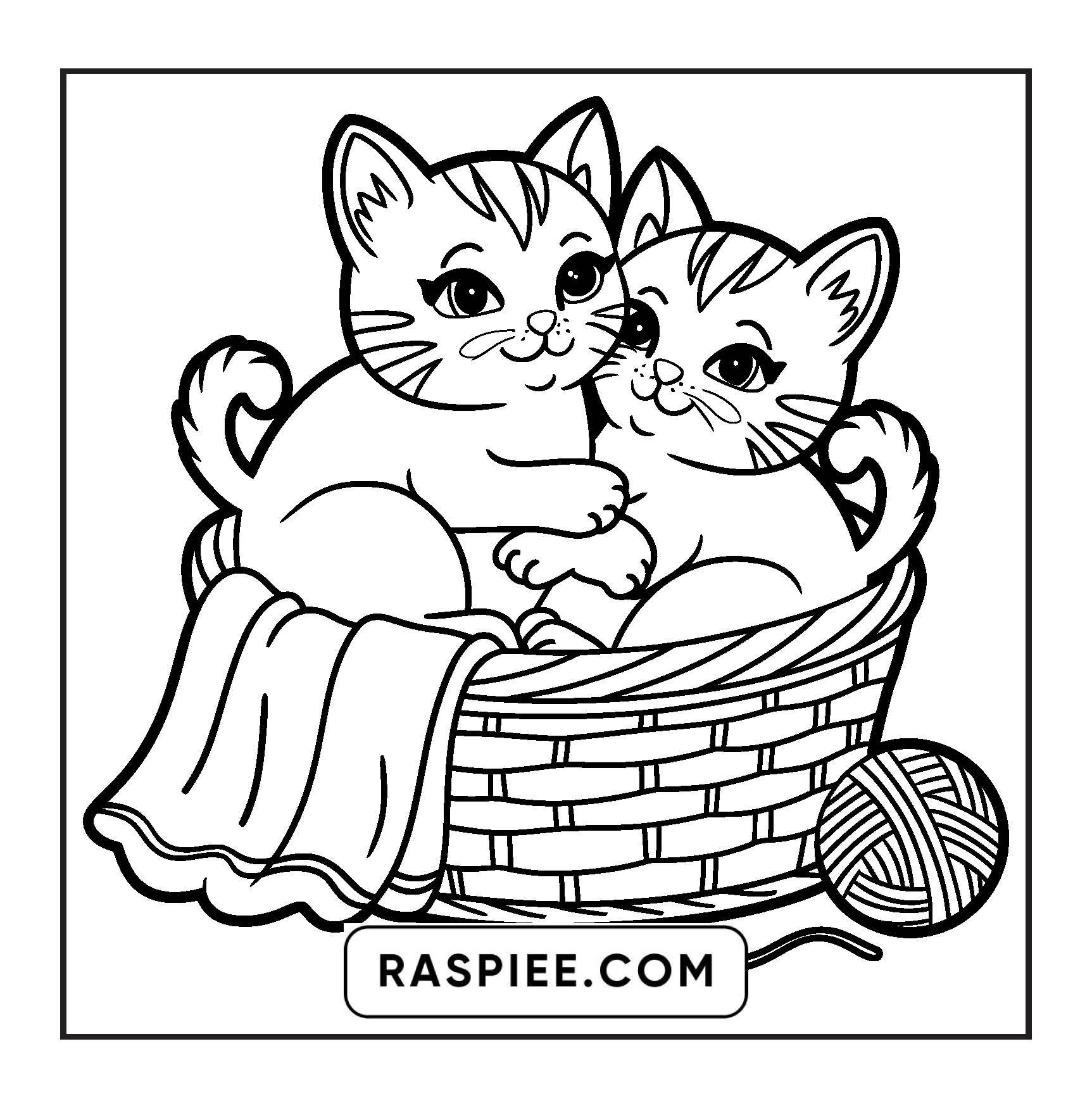 84 Bold and Easy Cute Animal Coloring Pages