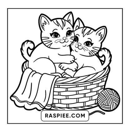 84 Bold and Easy Cute Animal Coloring Pages