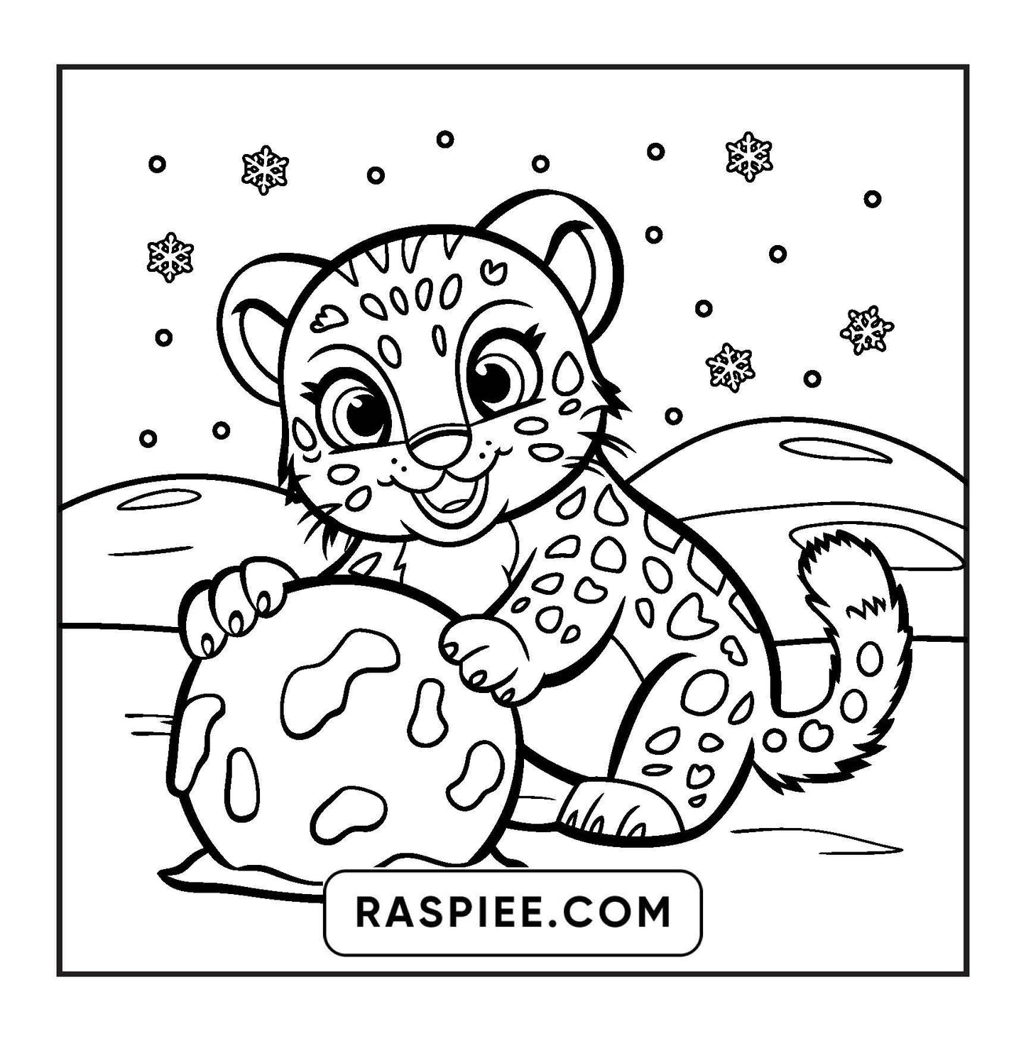 84 Bold and Easy Cute Animal Coloring Pages