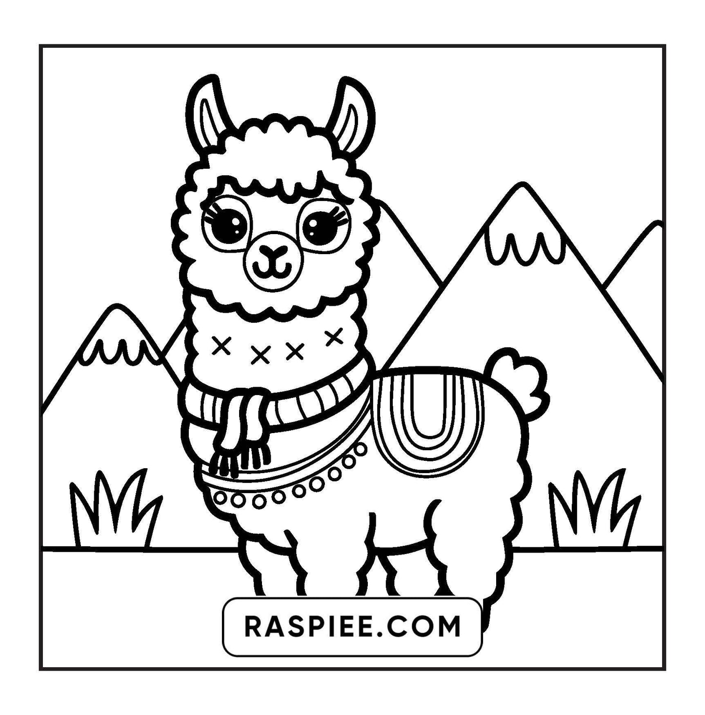 84 Bold and Easy Cute Animal Coloring Pages