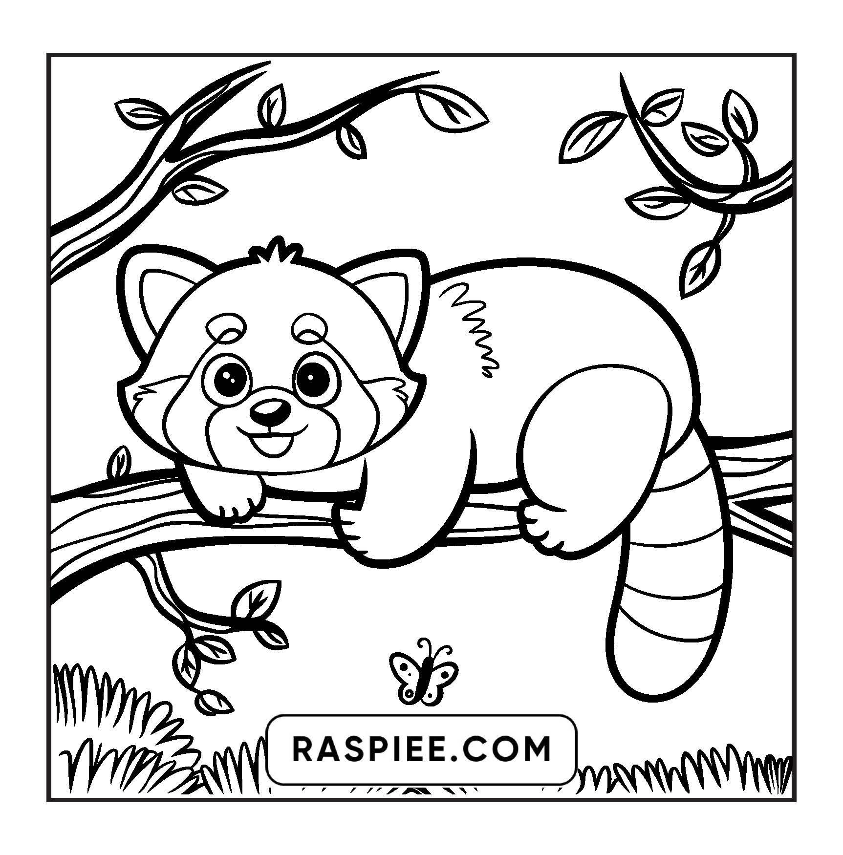 84 Bold and Easy Cute Animal Coloring Pages