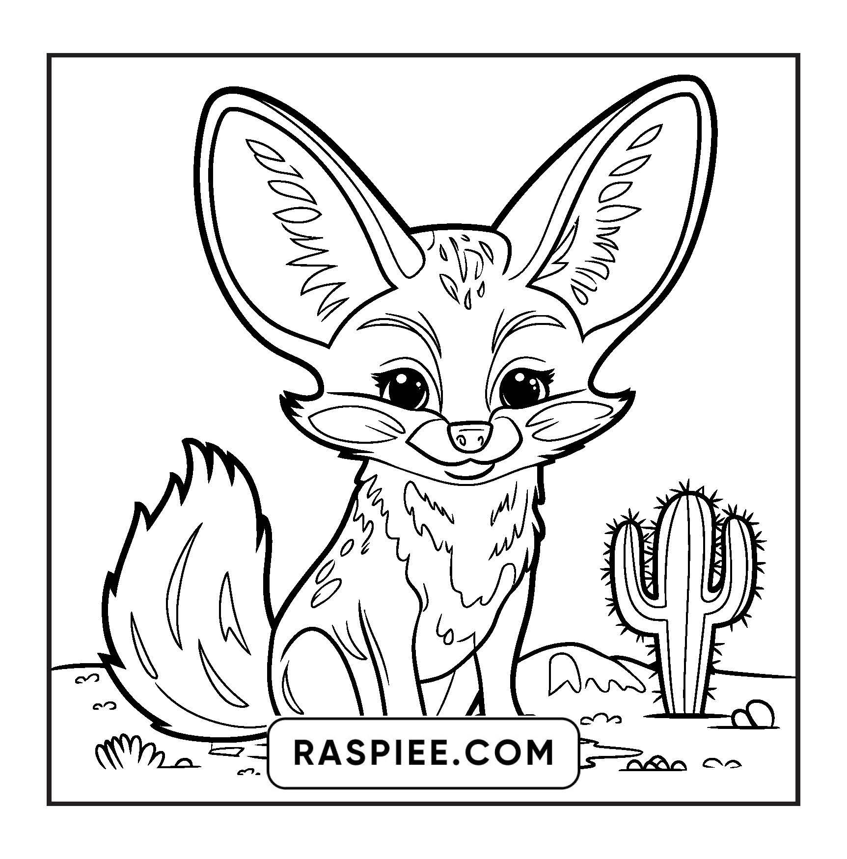 84 Bold and Easy Cute Animal Coloring Pages