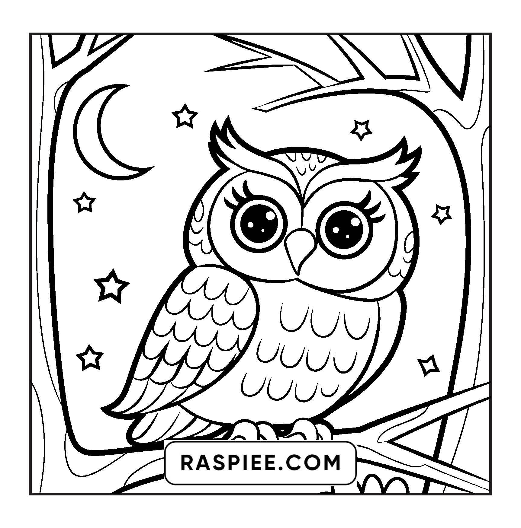 84 Bold and Easy Cute Animal Coloring Pages