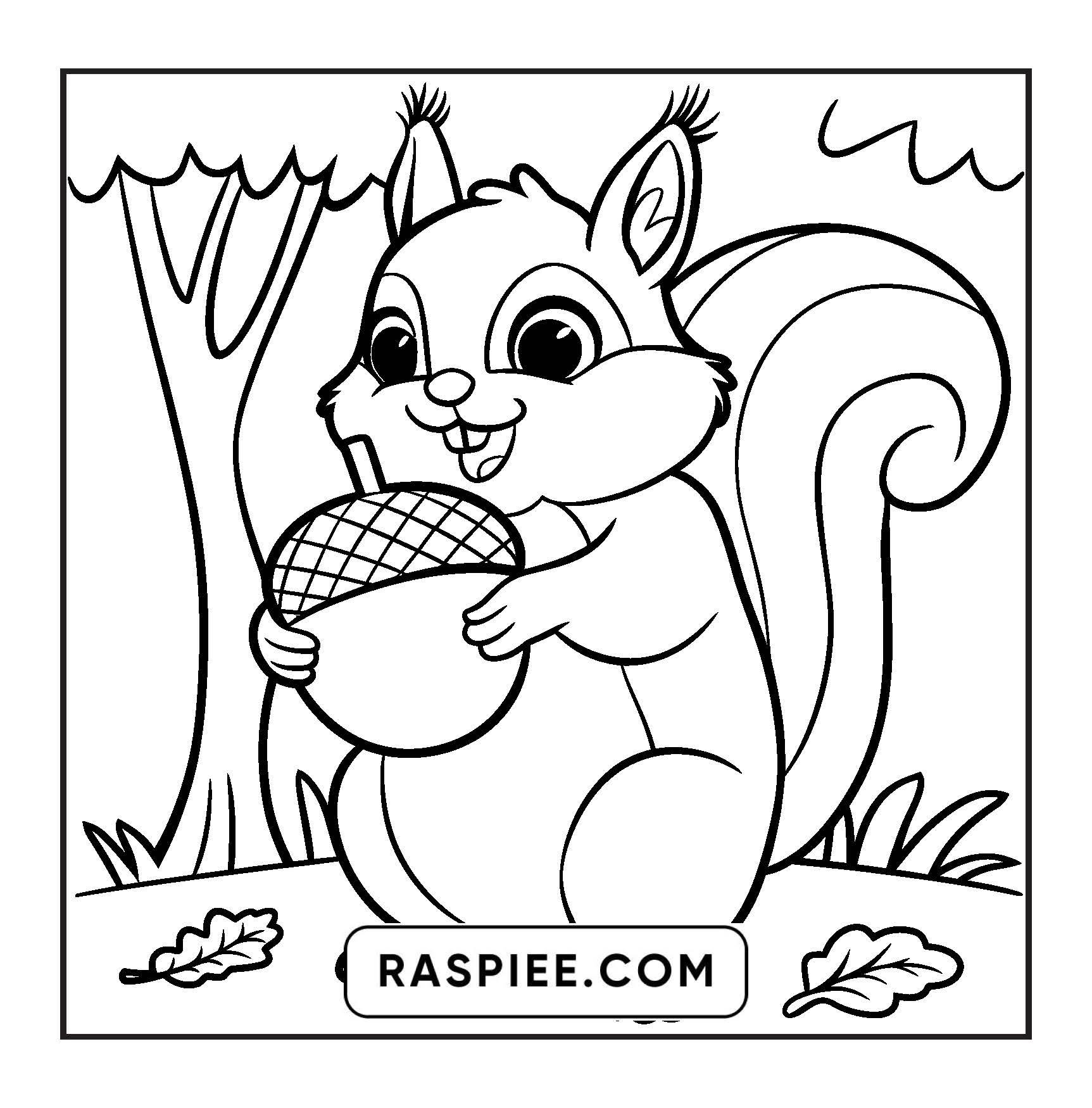 84 Bold and Easy Cute Animal Coloring Pages