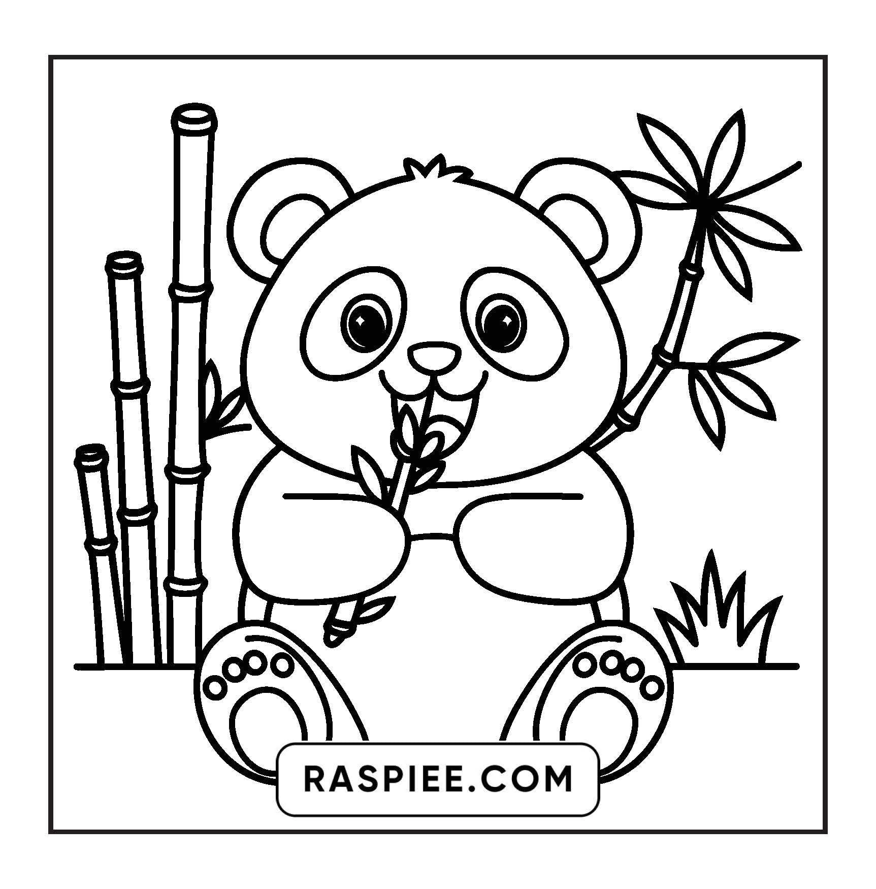 84 Bold and Easy Cute Animal Coloring Pages