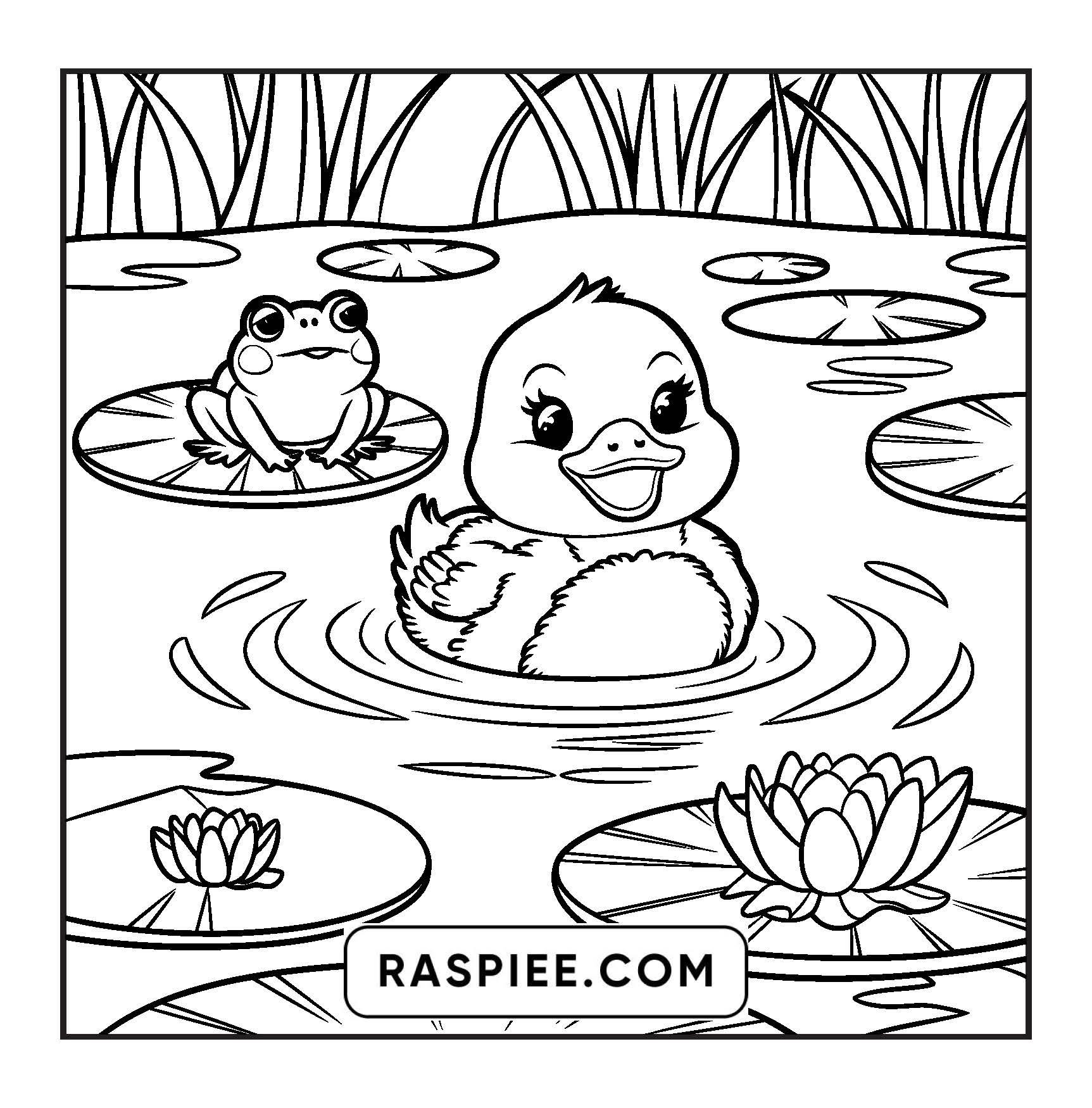 84 Bold and Easy Cute Animal Coloring Pages