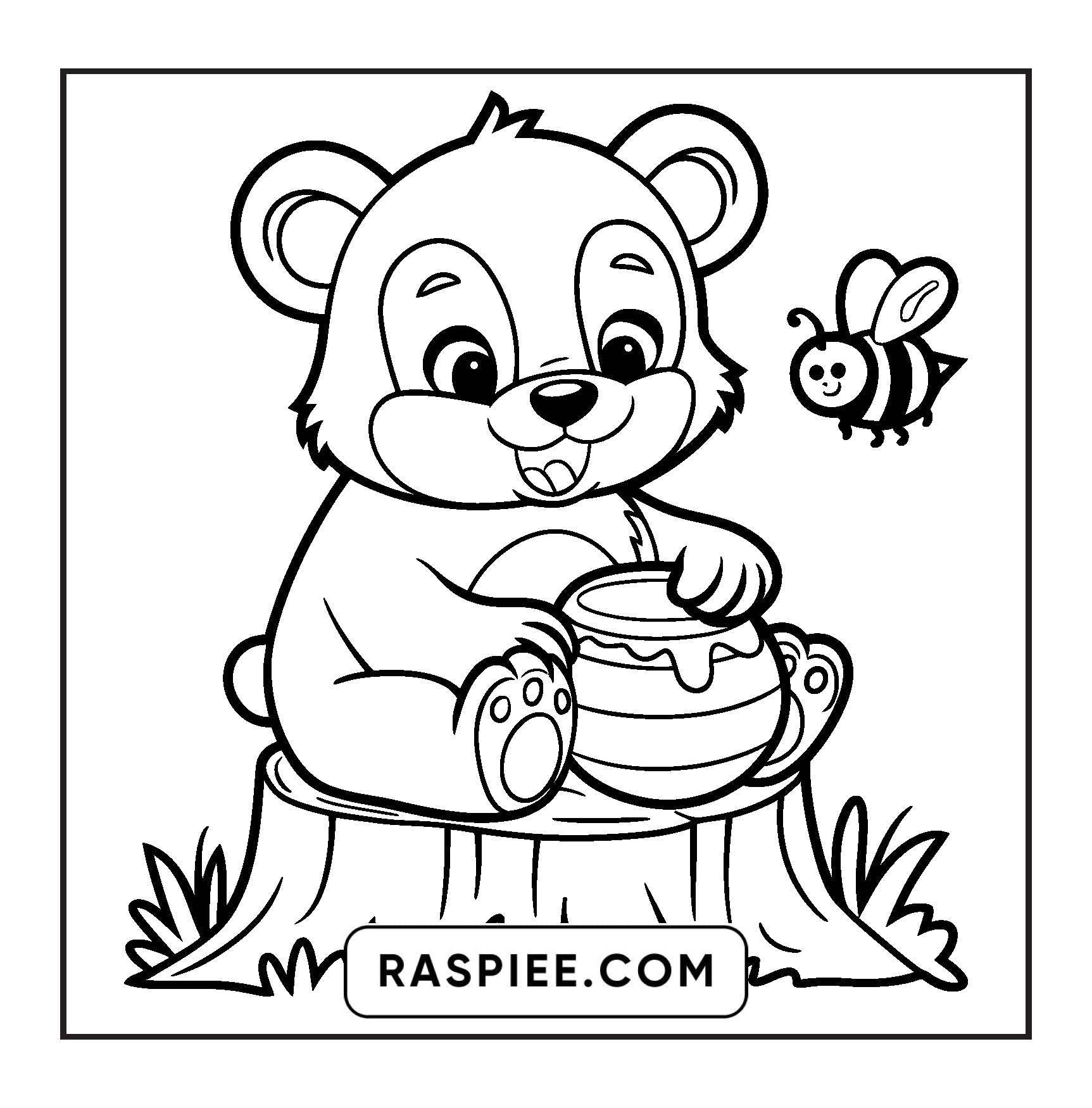 84 Bold and Easy Cute Animal Coloring Pages