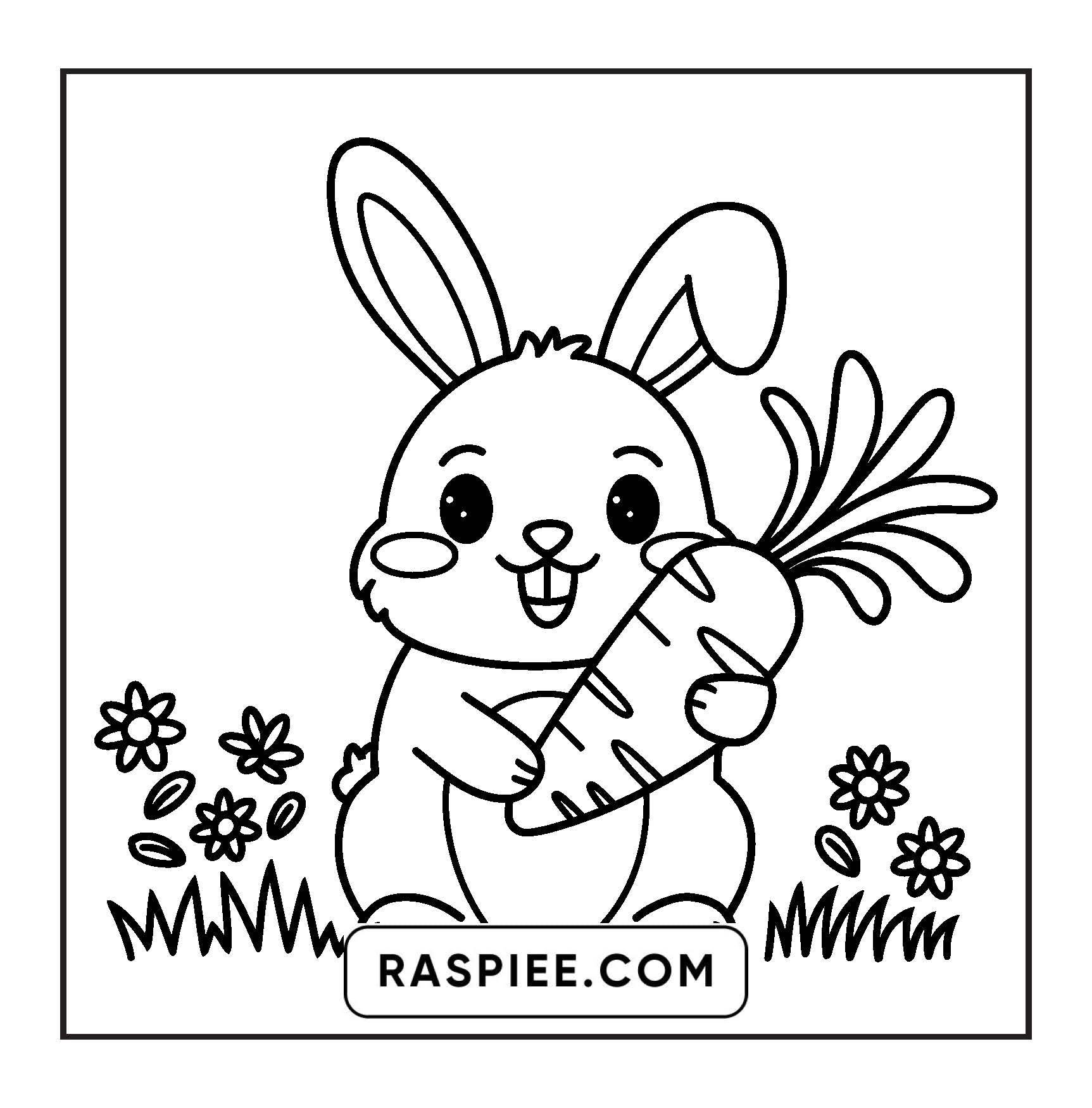 84 Bold and Easy Cute Animal Coloring Pages