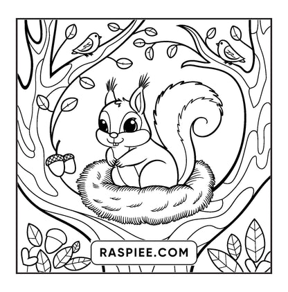 85 Bold and Easy Cozy Animal Coloring Pages