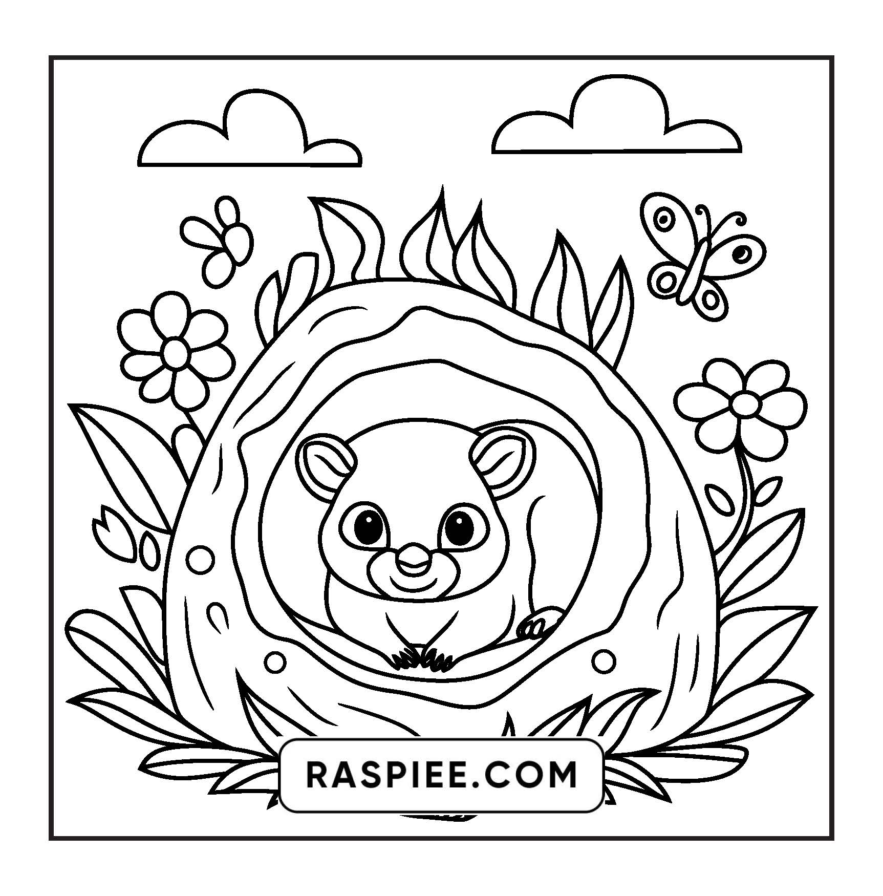 85 Bold and Easy Cozy Animal Coloring Pages