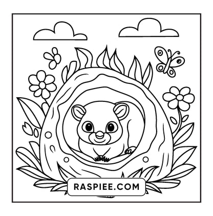 85 Bold and Easy Cozy Animal Coloring Pages