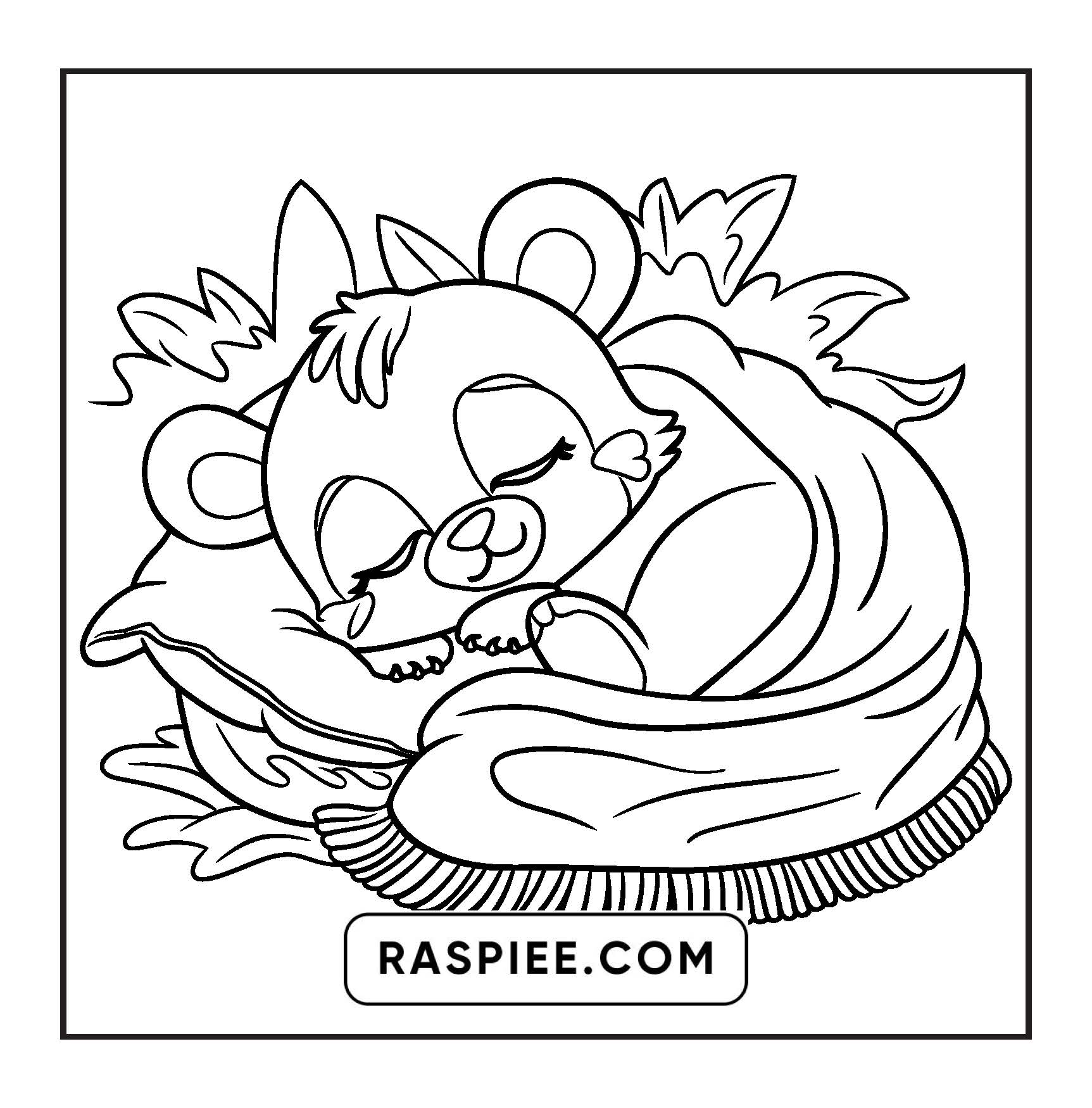 85 Bold and Easy Cozy Animal Coloring Pages