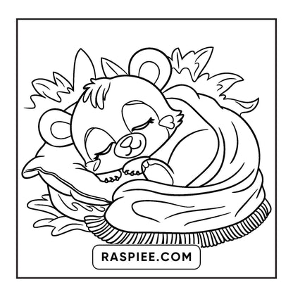 85 Bold and Easy Cozy Animal Coloring Pages
