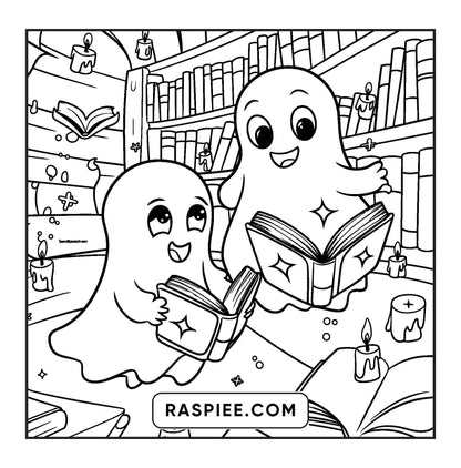 85 Bold and Easy Creepy Friends Halloween Coloring Pages