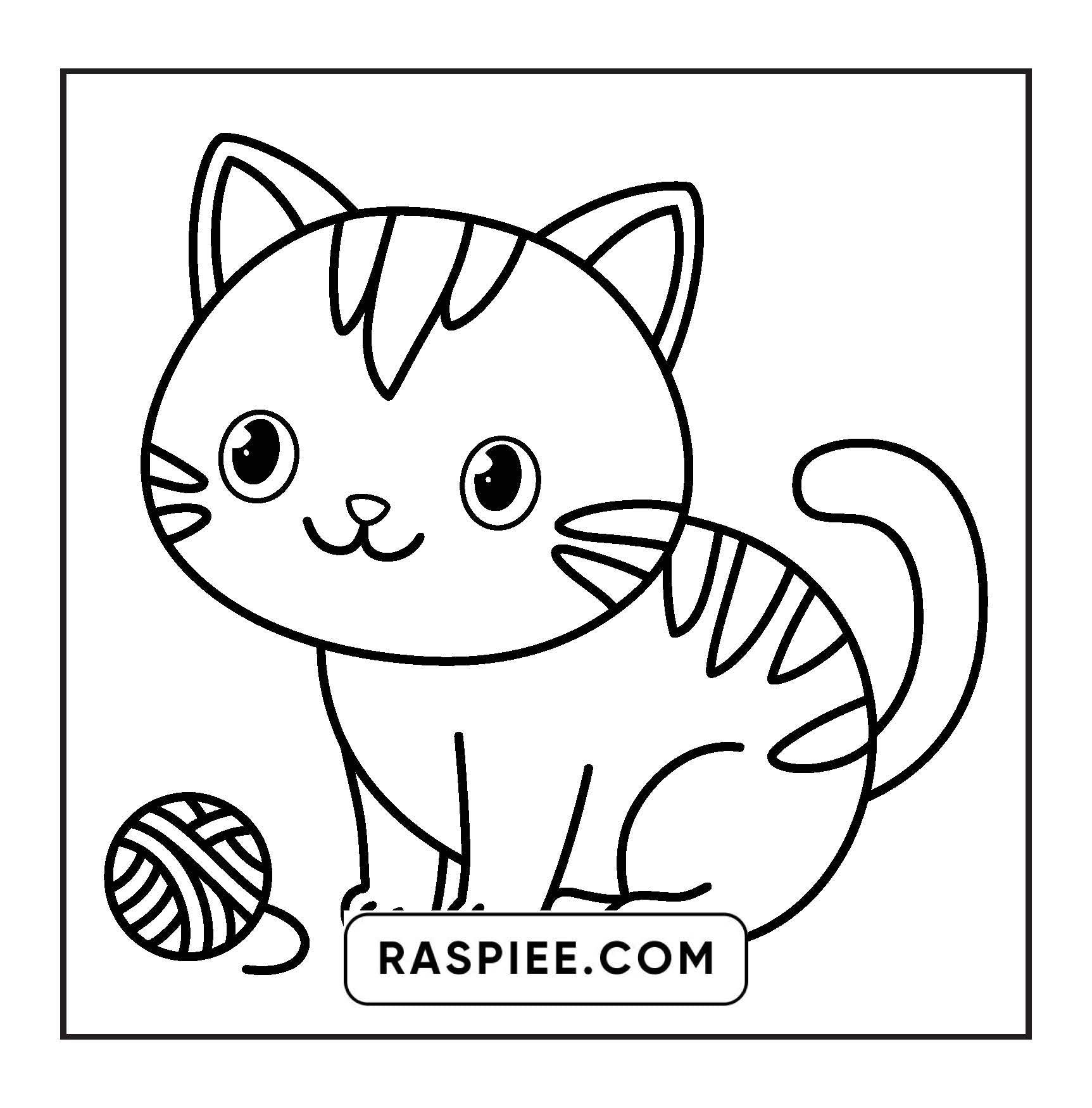 87 Bold and Easy Everyday Cute Things Coloring Pages