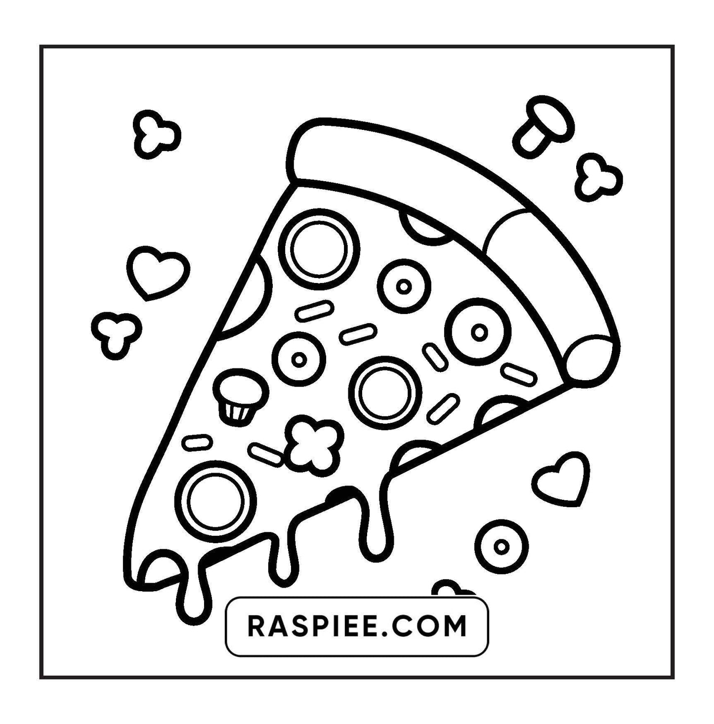 87 Bold and Easy Everyday Cute Things Coloring Pages