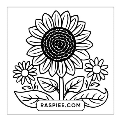 90 Bold and Easy Stress Relief Coloring Pages Printable PDF Instant Download