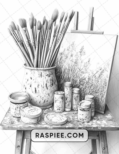 80 Still Life Adult Coloring Pages