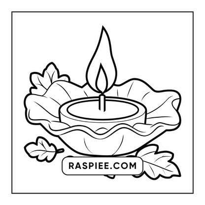 76 Bold and Easy Fall Vibes Coloring Pages Printable PDF Instant Download