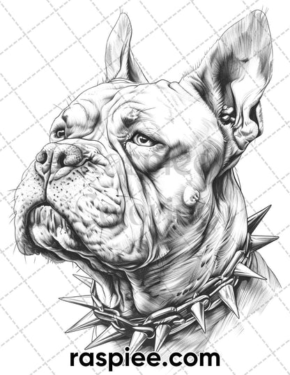 62 Classic American Tattoos Grayscale Adult Coloring Pages, Printable PDF Instant Download