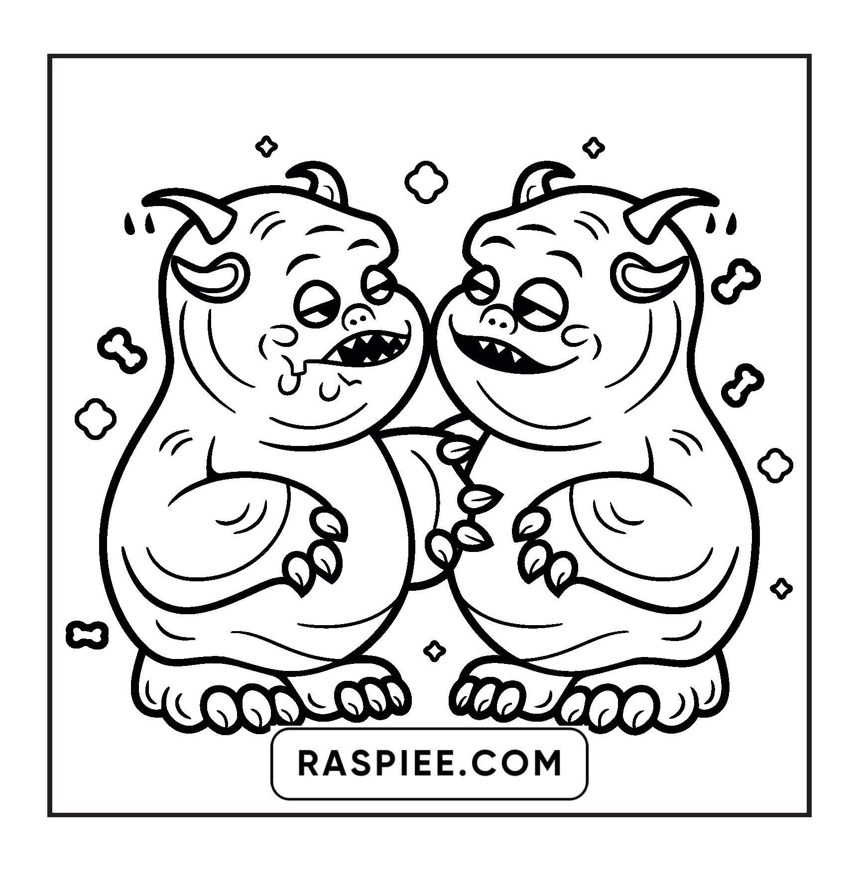 90 Bold and Easy Creepy Monster Coloring Pages